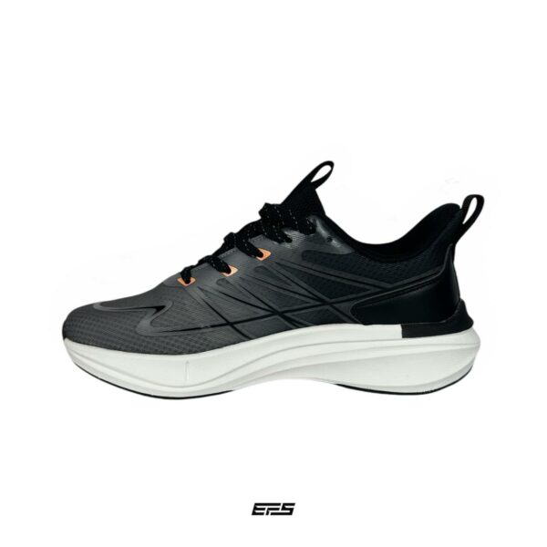 Quaser Running QJS 1029 Flame (Men) Grey/Orange - Image 2