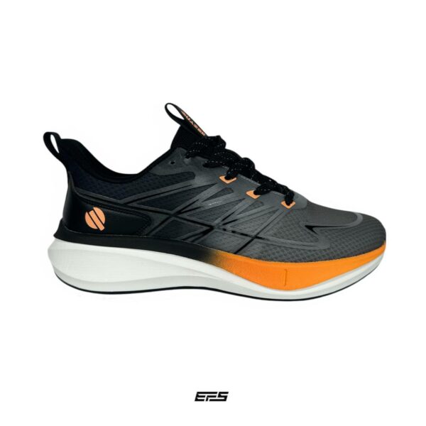 Quaser Running QJS 1029 Flame (Men) Grey/Orange - Image 3